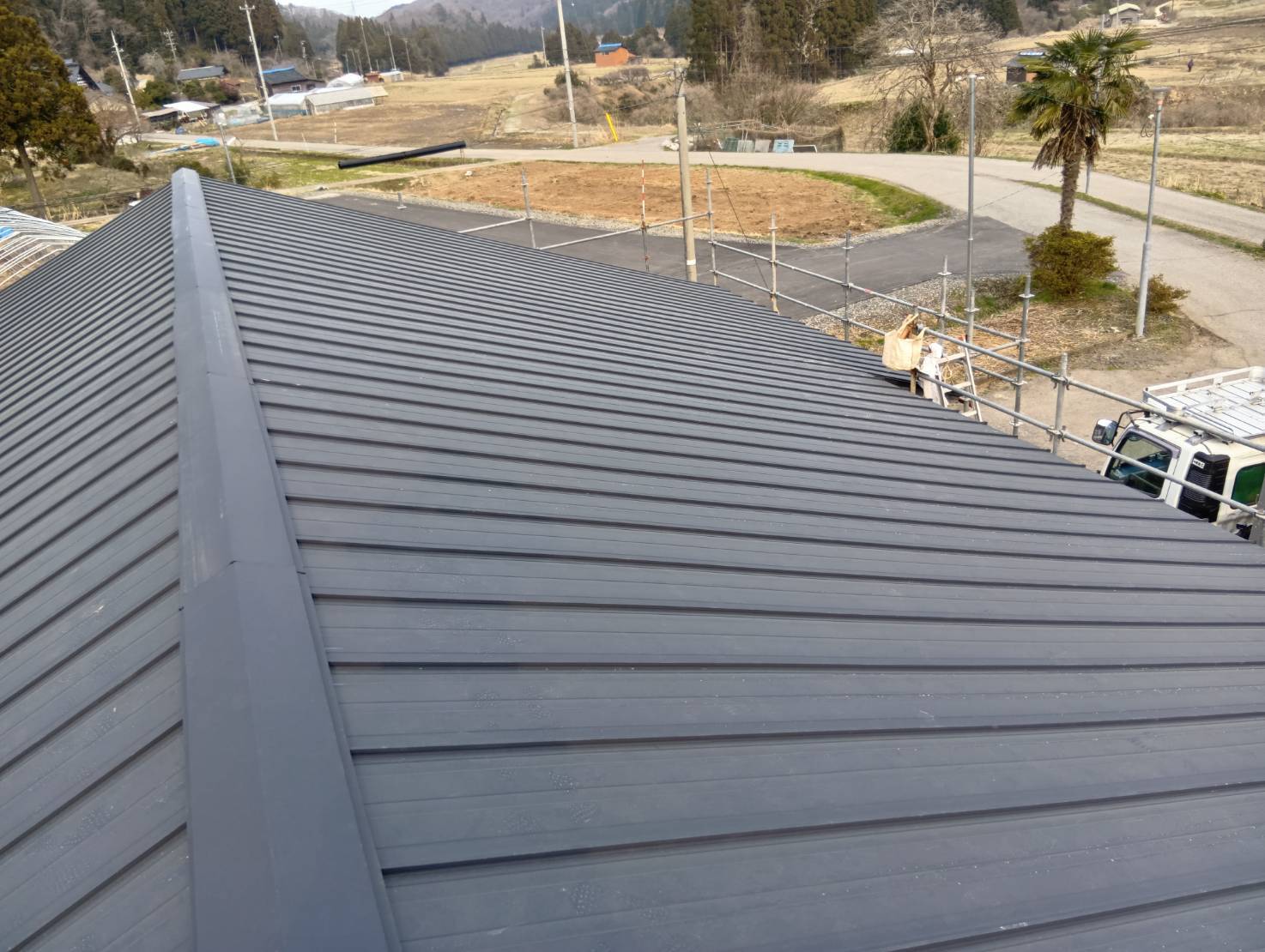 下唐川集会施設施工